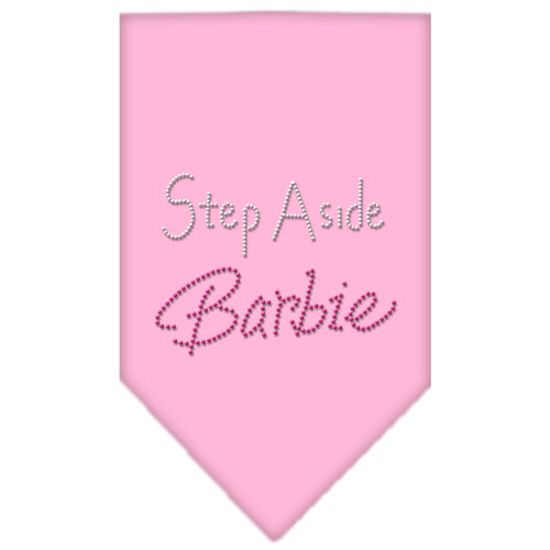 Step Aside Barbie Rhinestone Bandana Light Pink Large